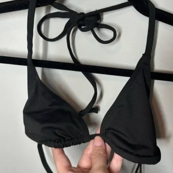 Bondi Born Micah Bikini Top Black NWT - Picture 3 of 4